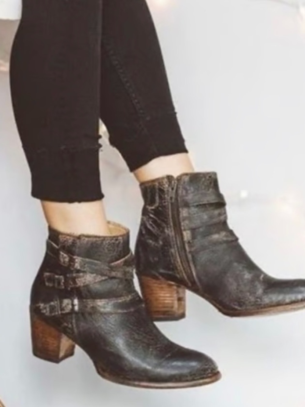 Bed stu cobbler distressed boots